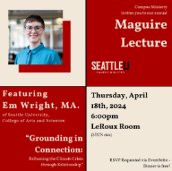 earth month maguire lecture 2024