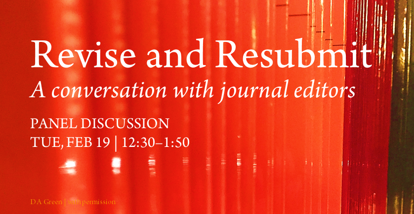 19WQ Revise and Resubmit - a conversation with journal editors