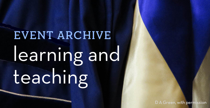Learning and teaching archive