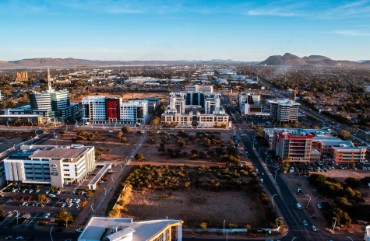 city view of Gaborone, Botswana