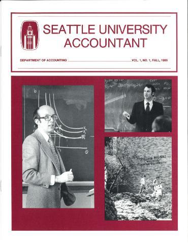 Cover of the first Seattle Accountant magazine in 1985