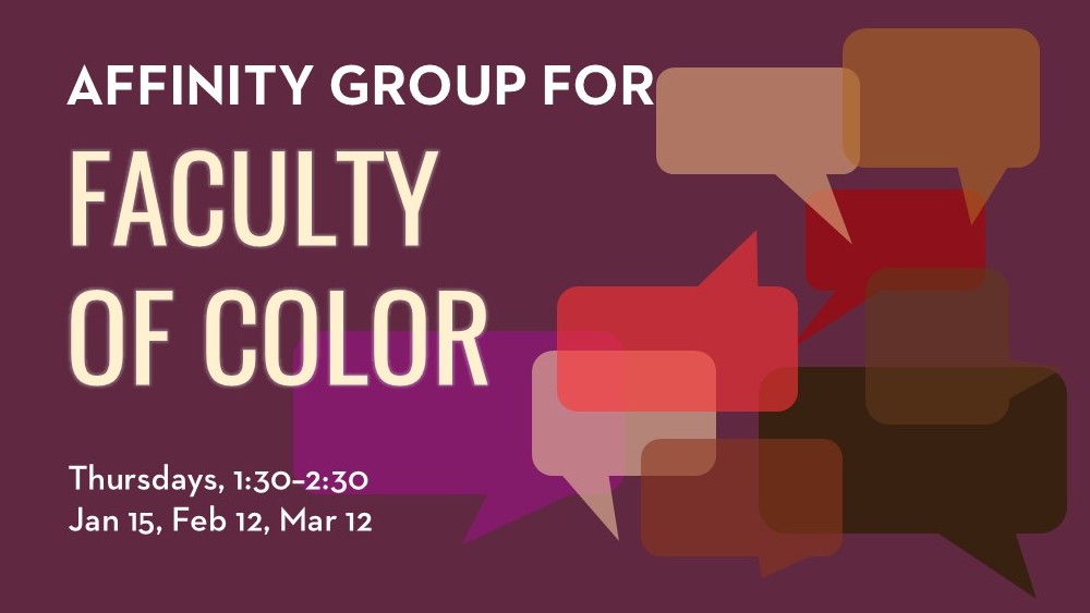 Image of speech bubbles in different colors with an aubergine background