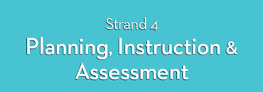MIT Strand 4 - Planning, Instruction and Assessment