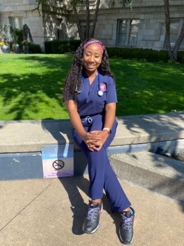 Ezinne Ufomadu is a current student in the Certified Nurse-Midwifery (CNM) program at Seattle University.