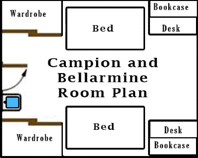 standard residence hall floor plan